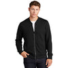 Sport-Tek Men's Black Lightweight French Terry Bomber