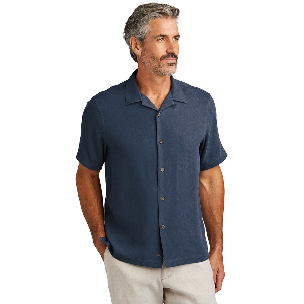 Tommy Bahama Men's Navy Tropic Isles Short Sleeve Shirt