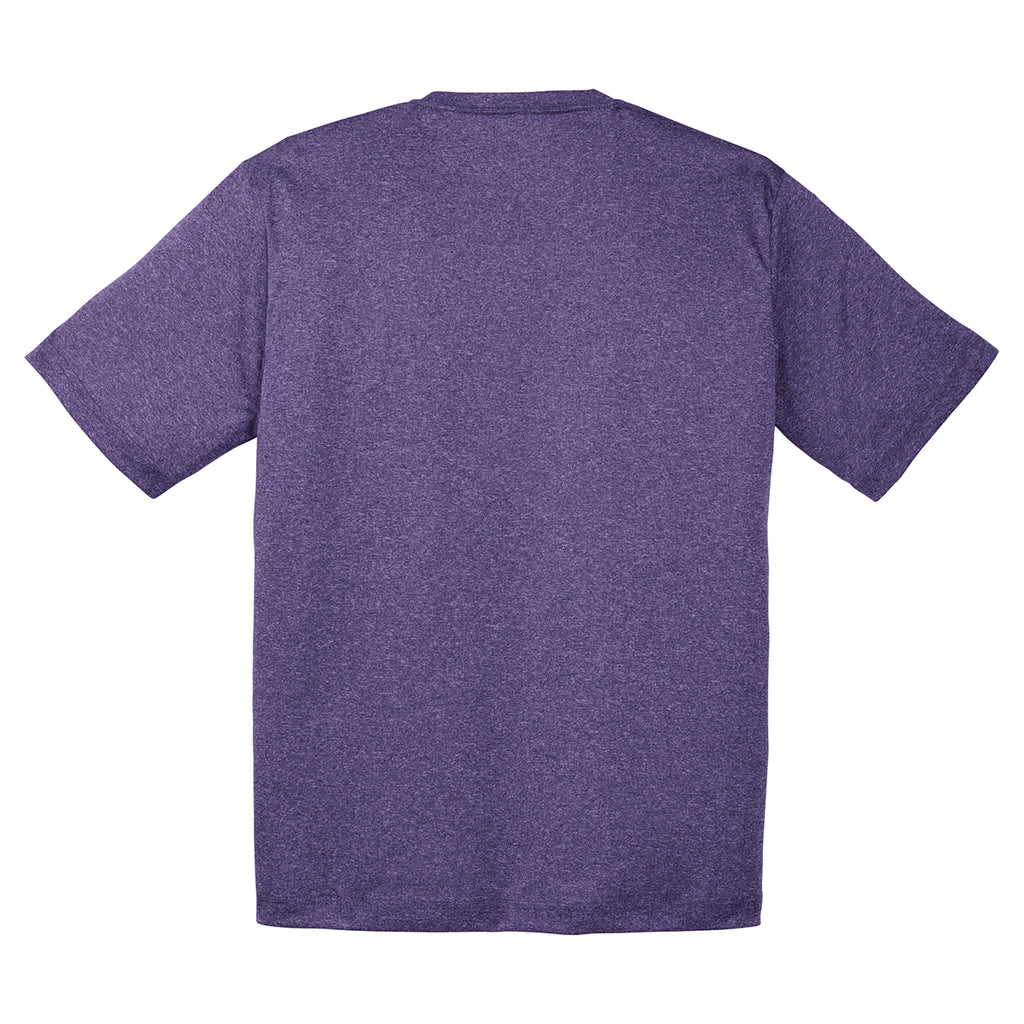 Sport-Tek Men's Purple Heather Contender Tee