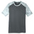 Sport-Tek Men's Iron Grey/White CamoHex Colorblock Tee