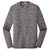 Sport-Tek Men's Grey-Black Electric PosiCharge Long Sleeve Electric Heather Tee