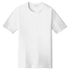 Sport-Tek Men's White PosiCharge Tri-Blend Wicking Raglan Tee