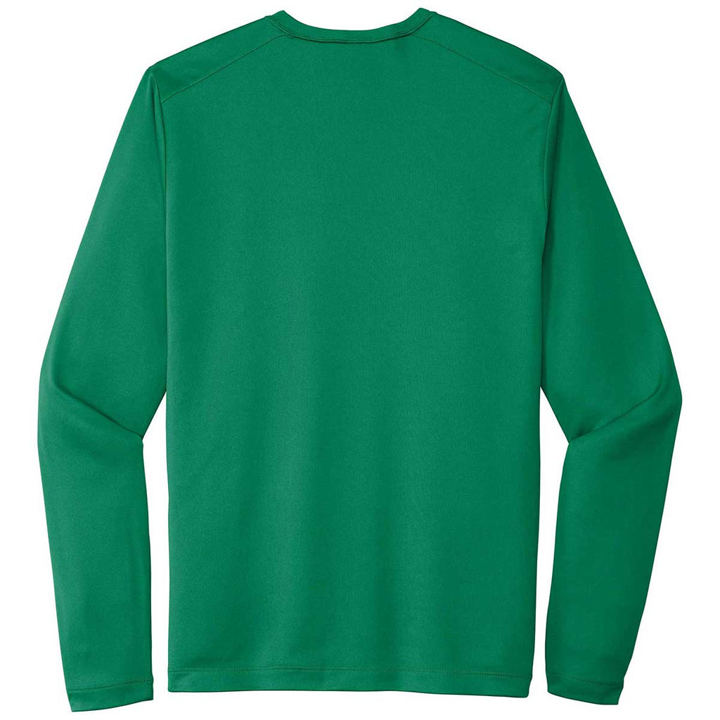 Sport-Tek Men's Kelly Green Posi-UV Pro Long Sleeve Tee