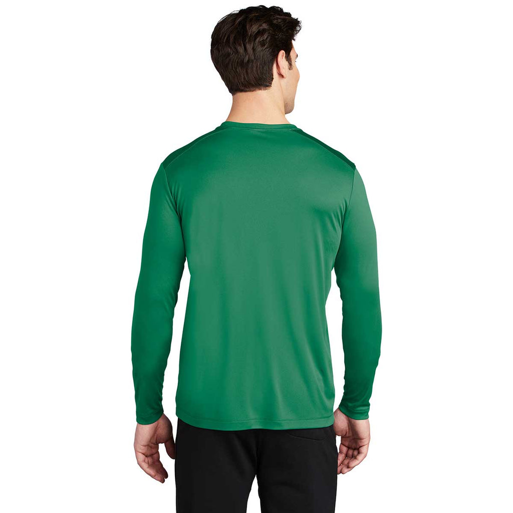 Sport-Tek Men's Kelly Green Posi-UV Pro Long Sleeve Tee