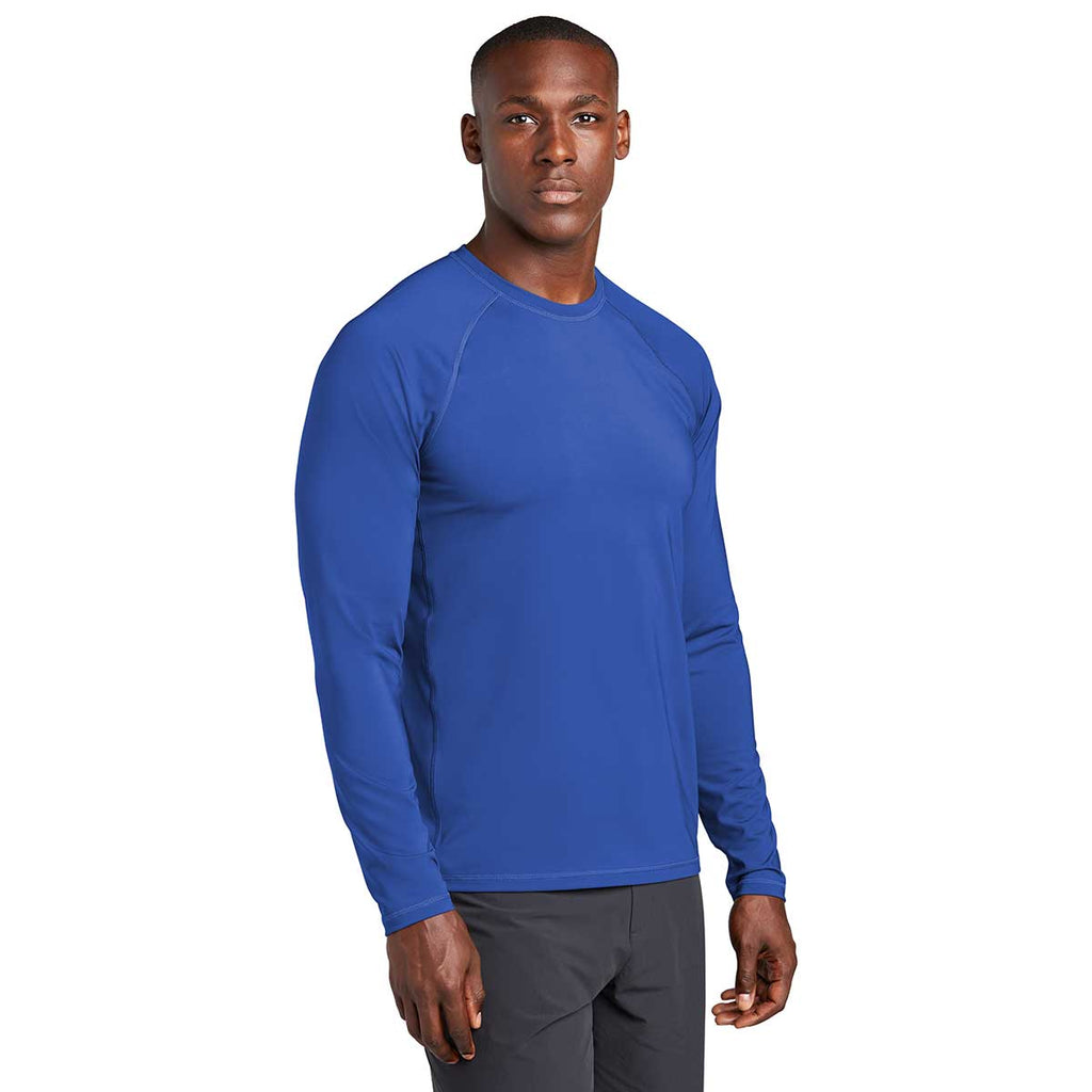 Sport-Tek Men's True Royal Long Sleeve Rashguard Tee