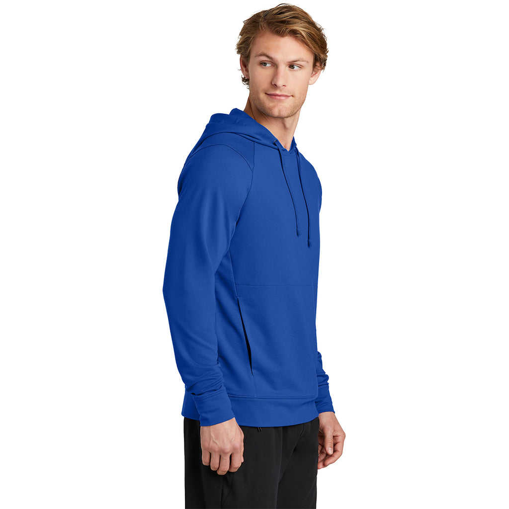 Sport-Tek Men's True Royal Sport-Wick Flex Fleece Pullover Hoodie