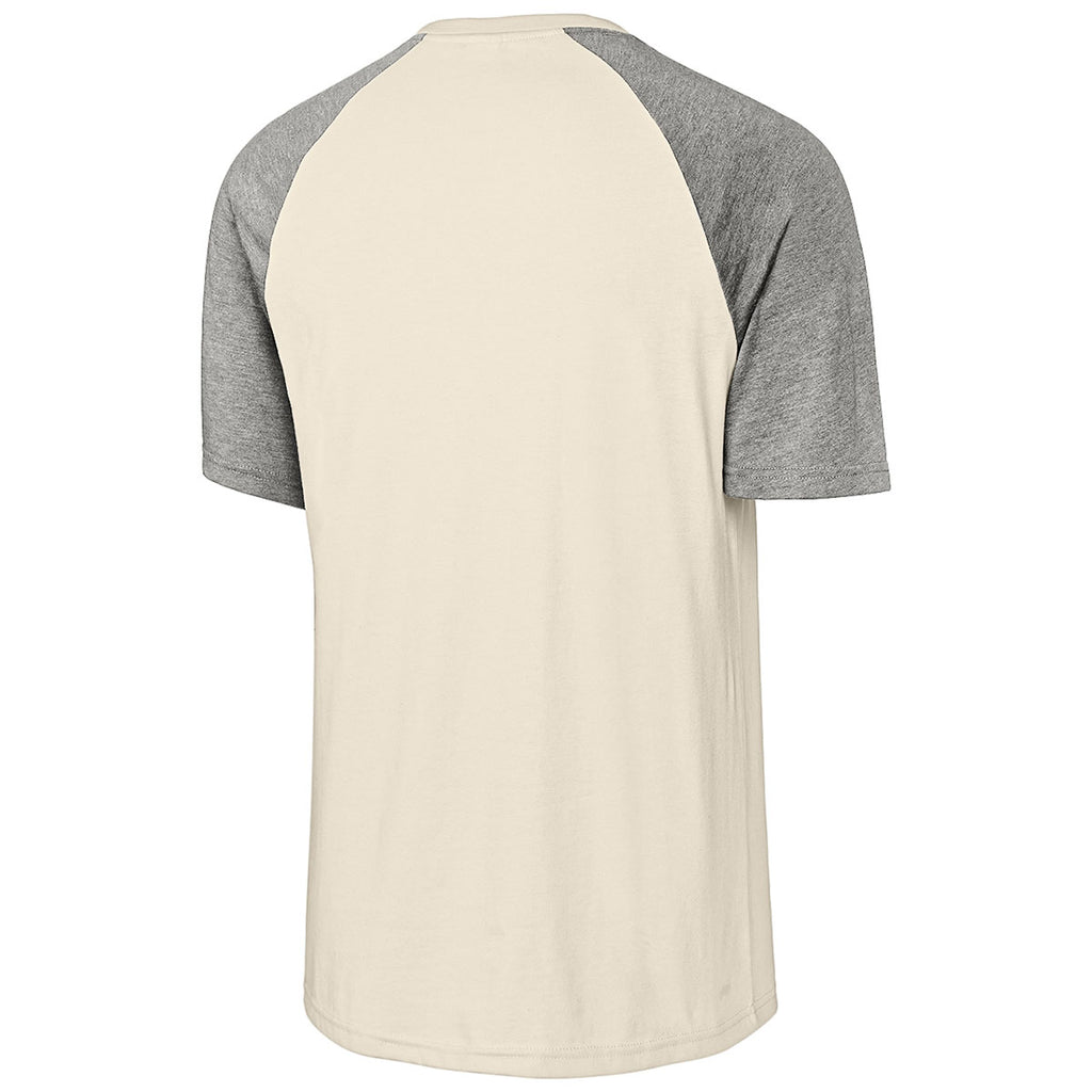 Sport-Tek Men's Vintage Heather/ Ecru Halftime Raglan Tee