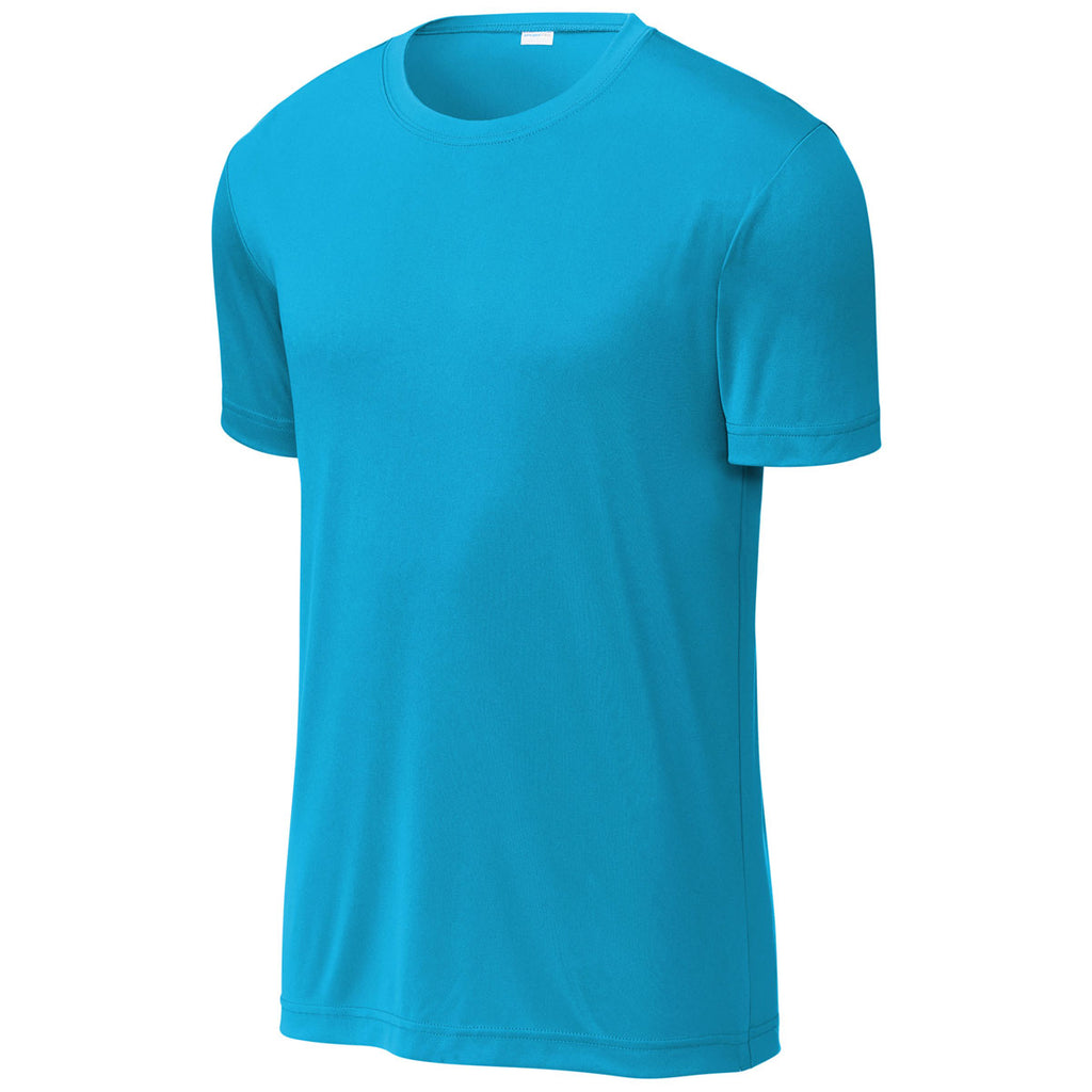 Sport-Tek Men's Atomic Blue PosiCharge Re-Compete Tee