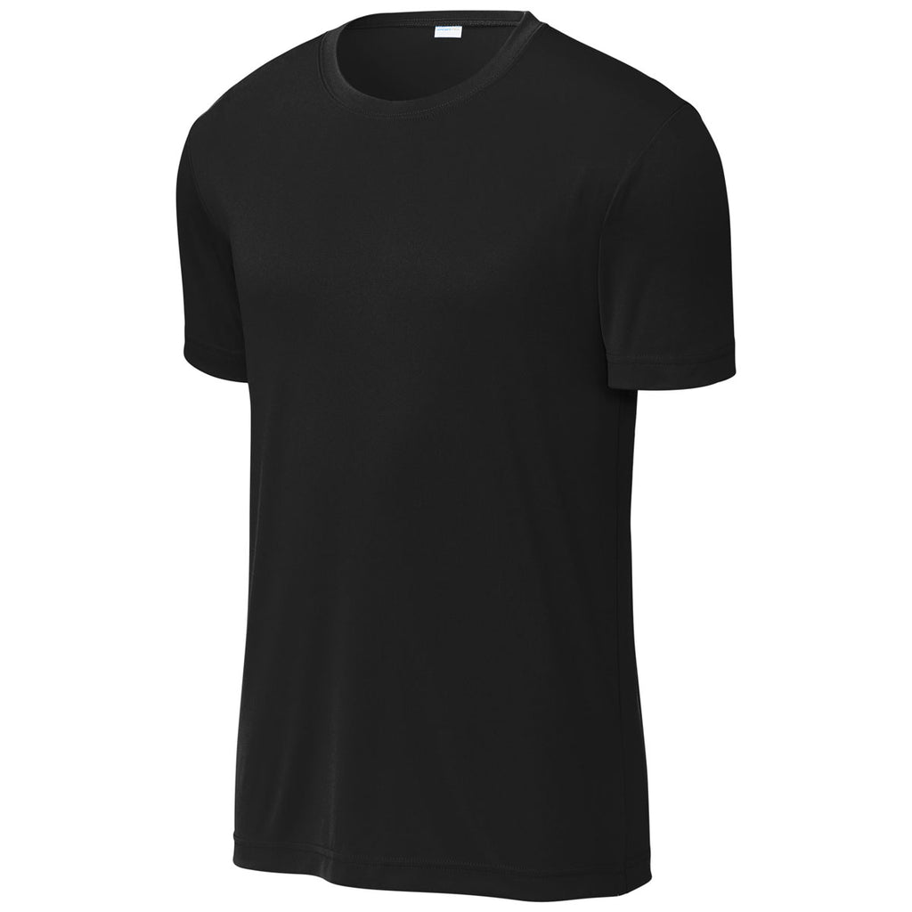 Sport-Tek Men's Black PosiCharge Re-Compete Tee