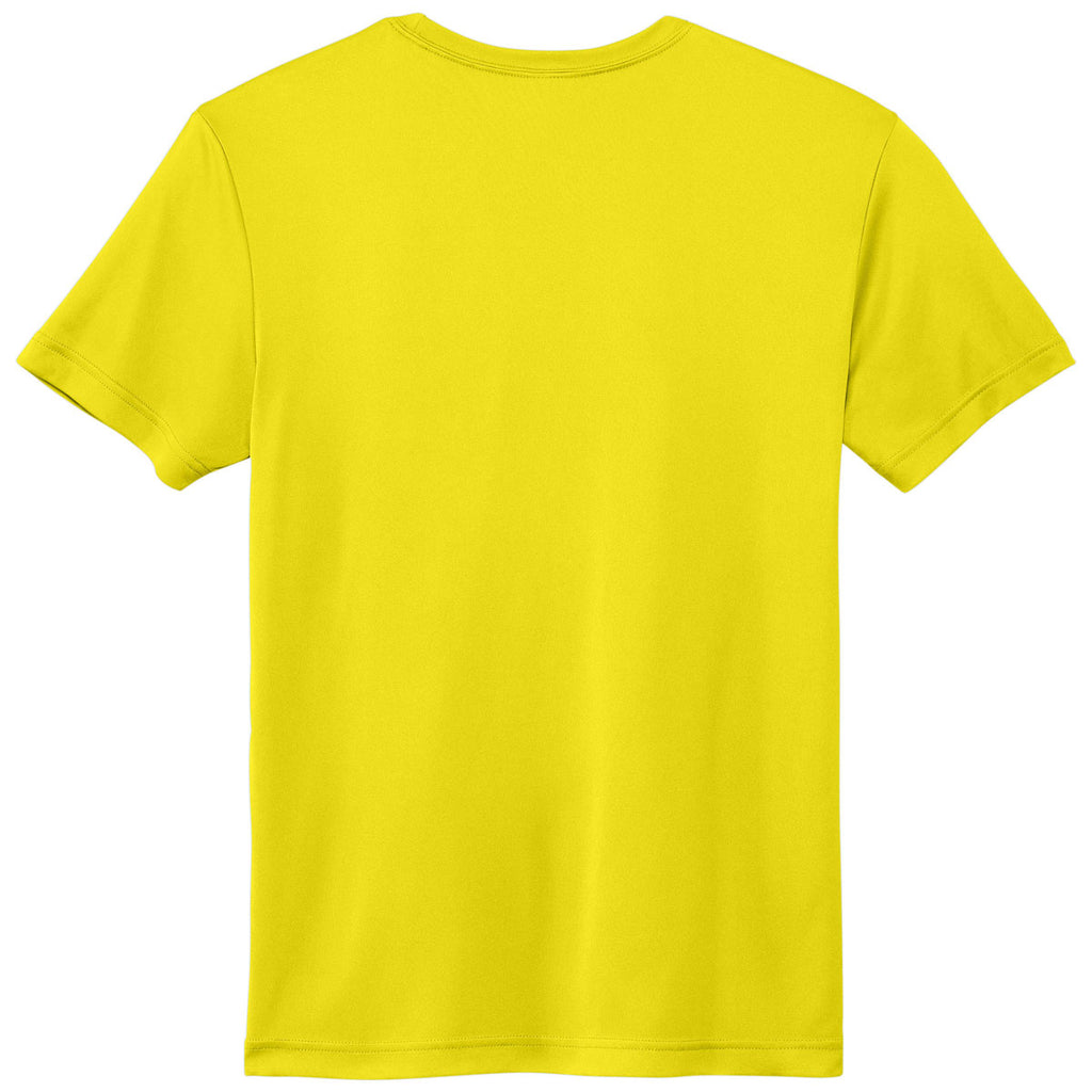 Sport-Tek Men's Neon Yellow PosiCharge Re-Compete Tee