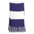 Sport-Tek Spectator Purple/White Scarf