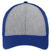 Sport-Tek Vintage Heather/True Royal Jersey Front Cap