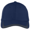 Sport-Tek True Navy/Graphite Pique Colorblock Cap