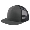 Sport-Tek Graphite Grey/Graphite Grey Yupoong 5-Panel Classic Trucker Mesh Back Cap