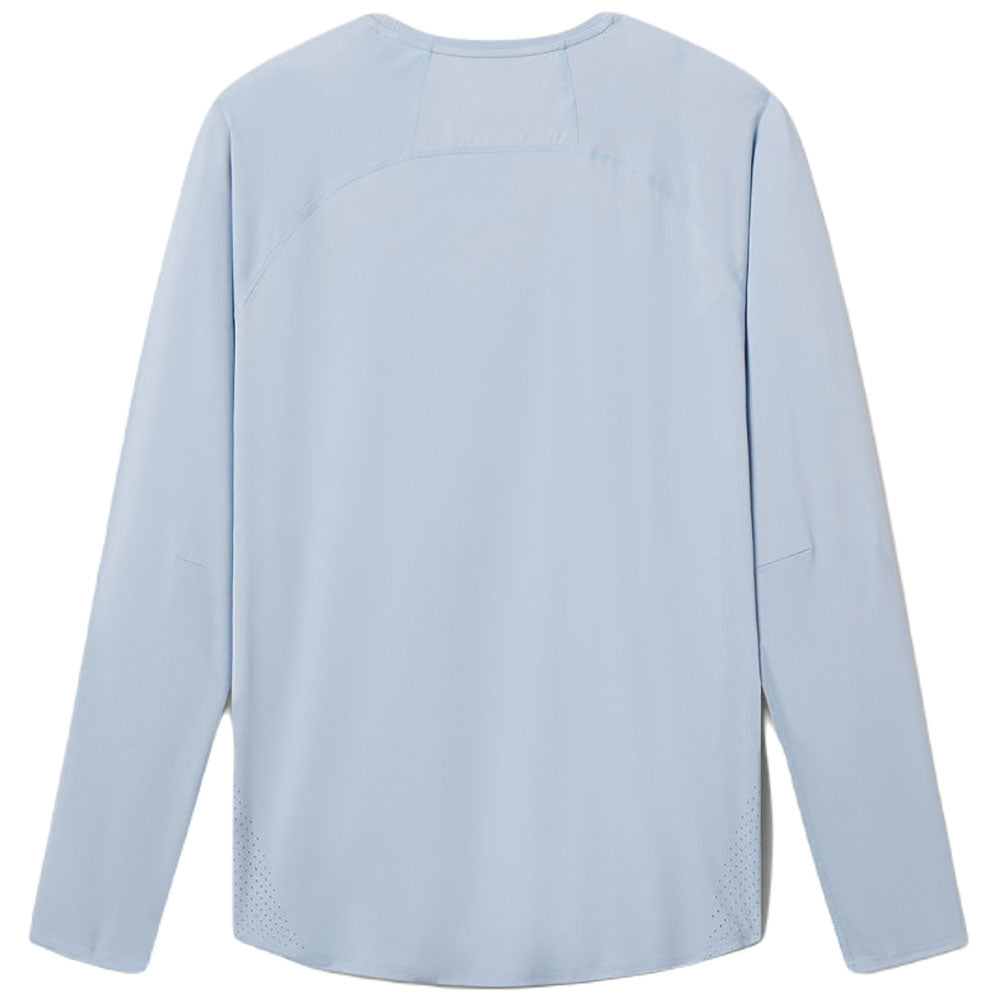 UNRL Men's Heather Blue Fog Stride Long Sleeve Shirt