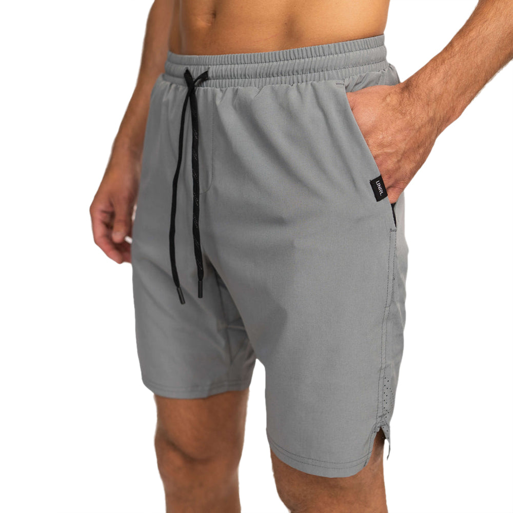 UNRL Men's Grey Stride Short