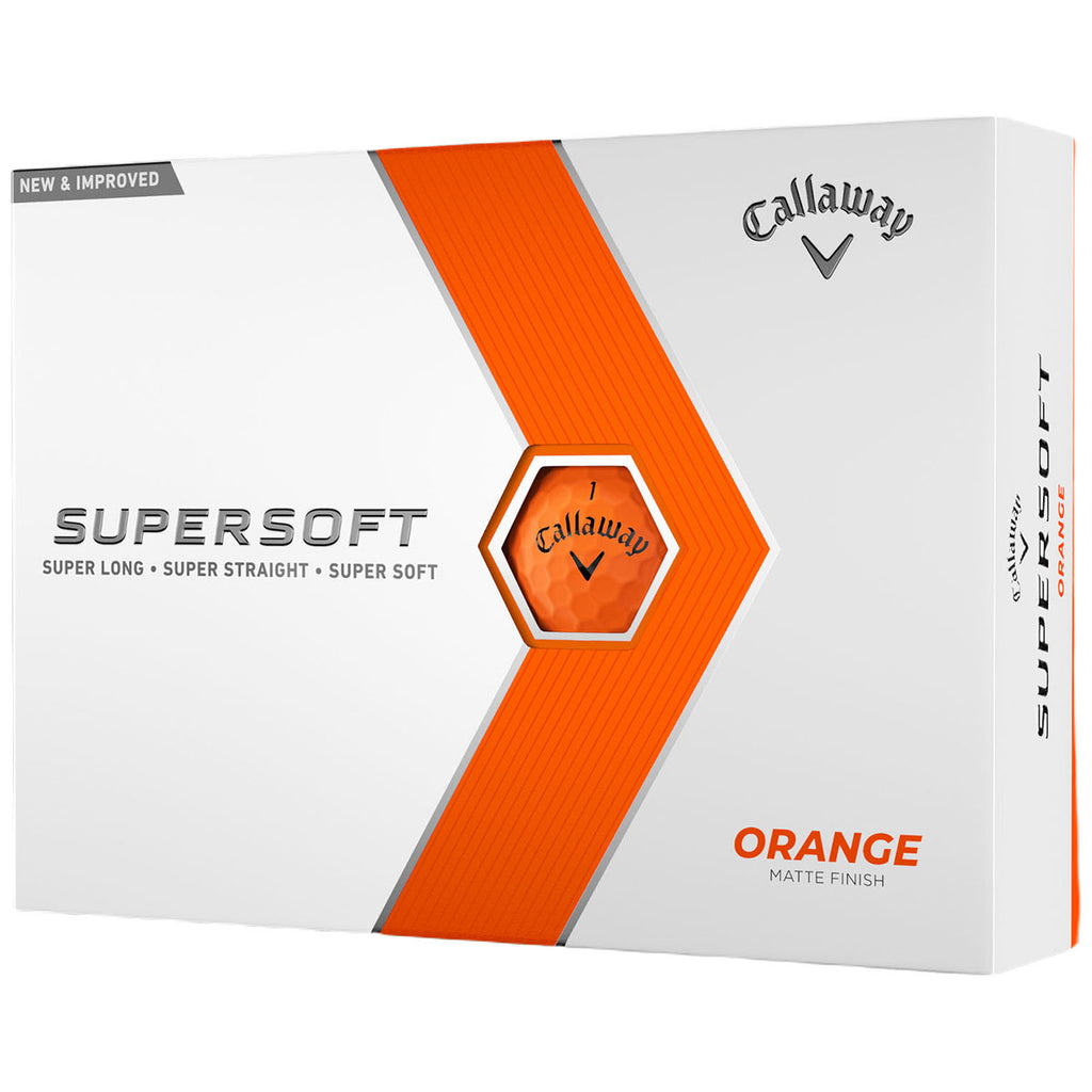 Callaway Matte Orange Supersoft Golf Ball