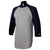 Champion Men's Grey/Navy Baseball T-Shirt