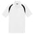 Sport-Tek Men's White/Black Dry Zone Colorblock Raglan Polo