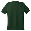 Sport-Tek Men's Forest Green/White Dry Zone Colorblock Crew