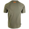 Timberland Men's Burnt Olive Core Reflective Pro Logo Short Sleeve T-Shirt