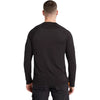 Timberland Men's Black Wicking Good Sport Long-Sleeve T-Shirt