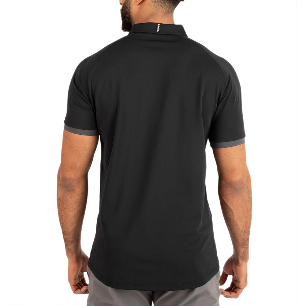 UNRL Men's Black Tradition Polo