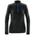 Stormtech Women's Black/Electric Blue Pulse Fleece Pullover