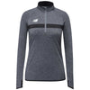 New Balance Women's Team Black Athletics Half Zip