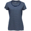 Stormtech Women's Navy/White Railtown Crew Neck Tee