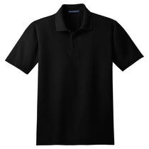 Port Authority Men's Black Tall Stain-Resistant Polo