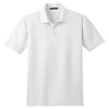 Port Authority Men's White Tall Stain-Resistant Polo