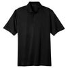 Port Authority Men's Black Tall Tech Pique Polo