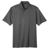 Port Authority Men's Grey Smoke Tall Tech Pique Polo