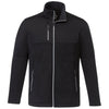 Elevate Men's Black Joris Eco Softshell Jacket