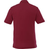 Elevate Men's Maroon Crandall Short Sleeve Polo