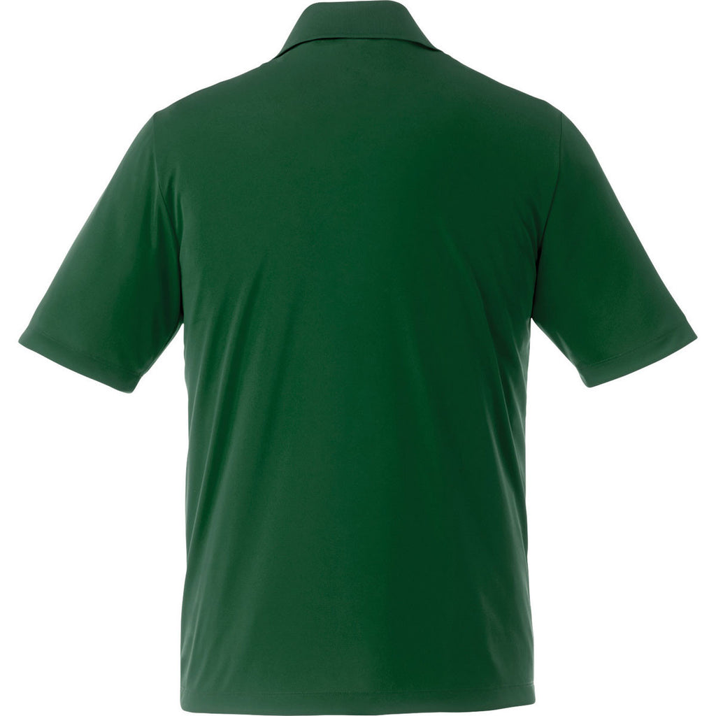 Elevate Men's Forest Green Dade Short Sleeve Polo