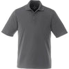 Elevate Men's Steel Grey Dade Short Sleeve Polo