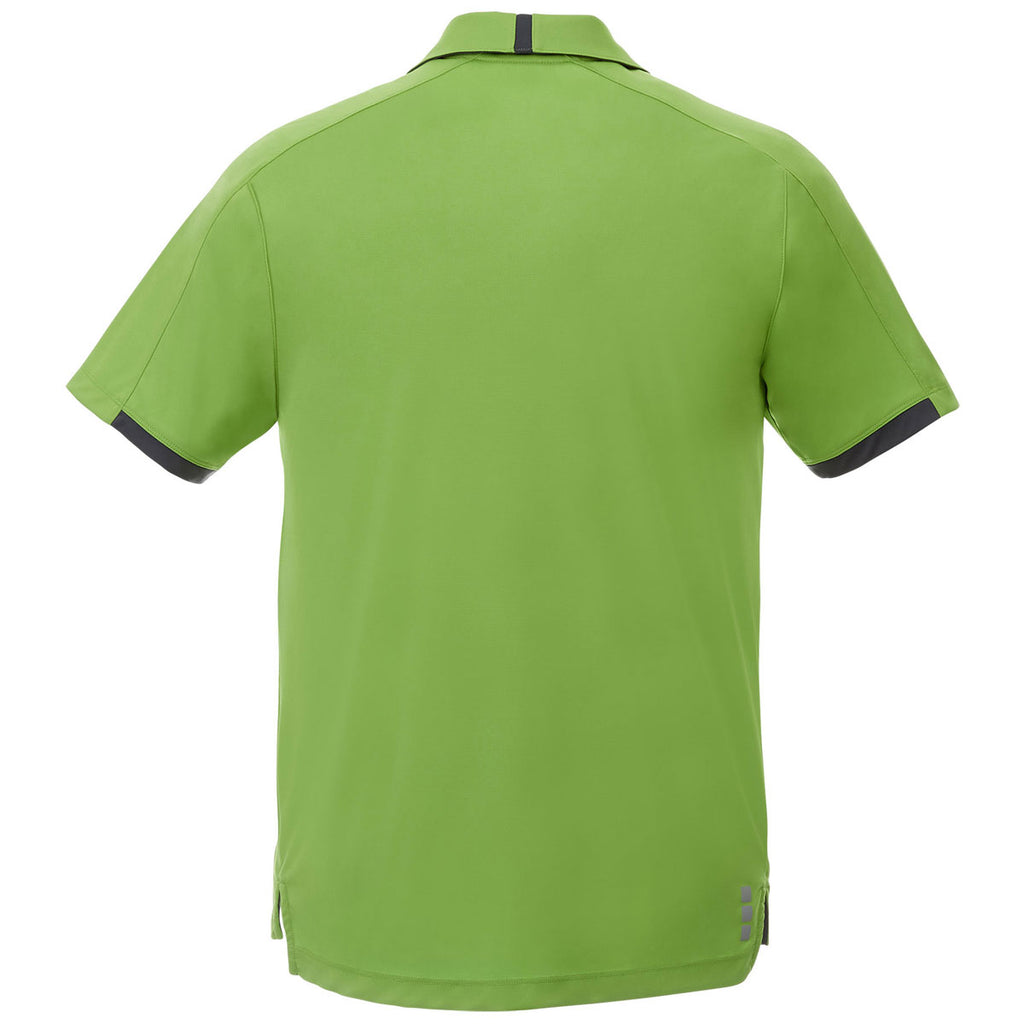 Elevate Men's Apple/Grey Storm Cerrado Short Sleeve Polo