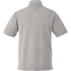 Elevate Men's Heather Grey Belmont Short Sleeve Polo