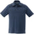 Elevate Men's Indigo Heather Antero Short Sleeve Polo