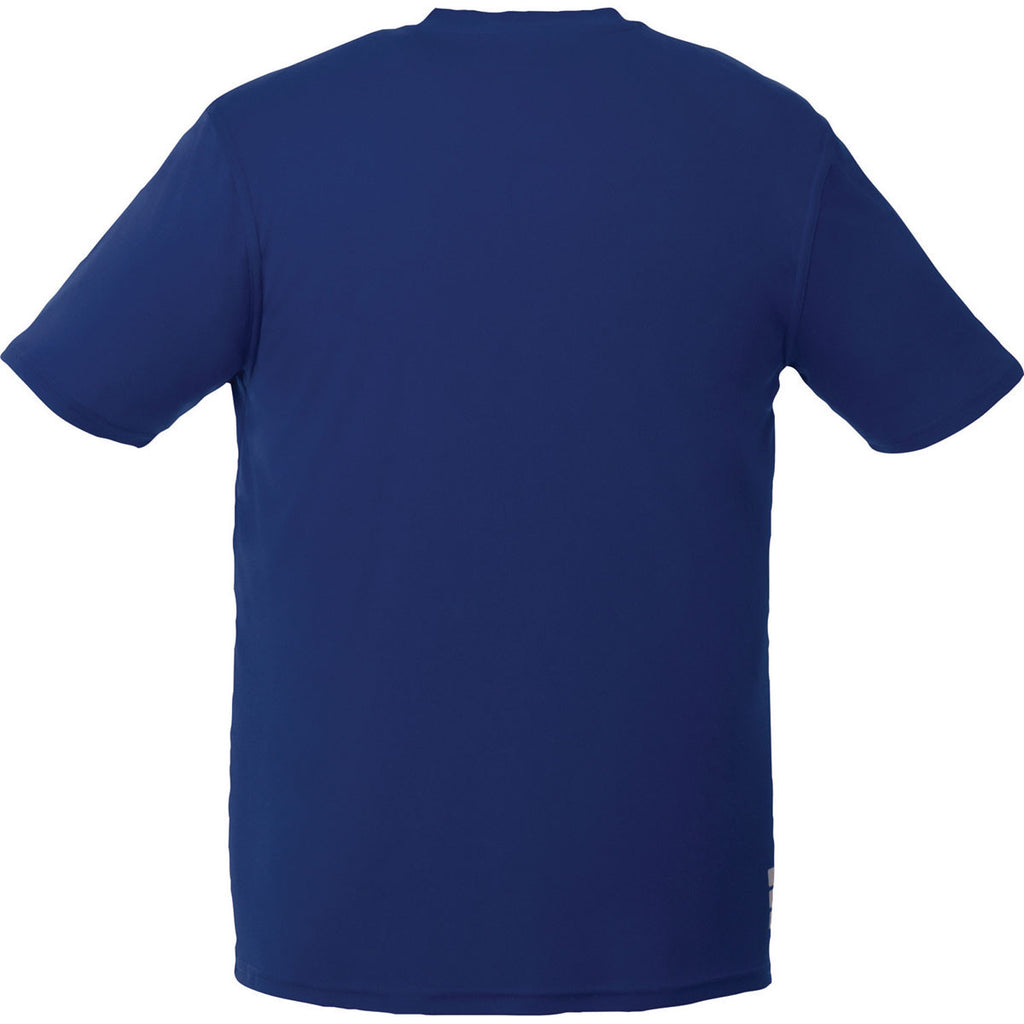 Elevate Men's Navy Omi Short Sleeve Tech T-Shirt