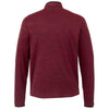 Elevate Men's Team Red Heather Mather Knit Half Zip