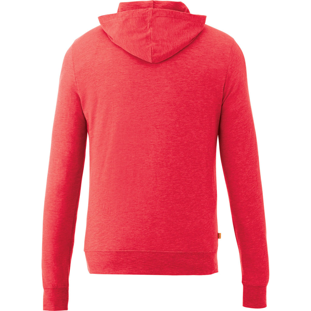 Elevate Men's Team Red Heather Howson Knit Hoody