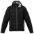 Elevate Men's Black Silverton Packable Insulated Jacket