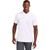 TravisMathew Men's White Cabana Solid Polo