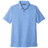 TravisMathew Men's Classic Blue Heather Oceanside Heather Polo