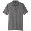 TravisMathew Men's Dark Grey Auckland Slub Polo