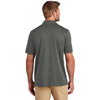 TravisMathew Men's Dark Grey Bayfront Solid Polo