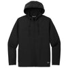 TravisMathew Men's Black Balboa Hoodied Full-Zip Jacket